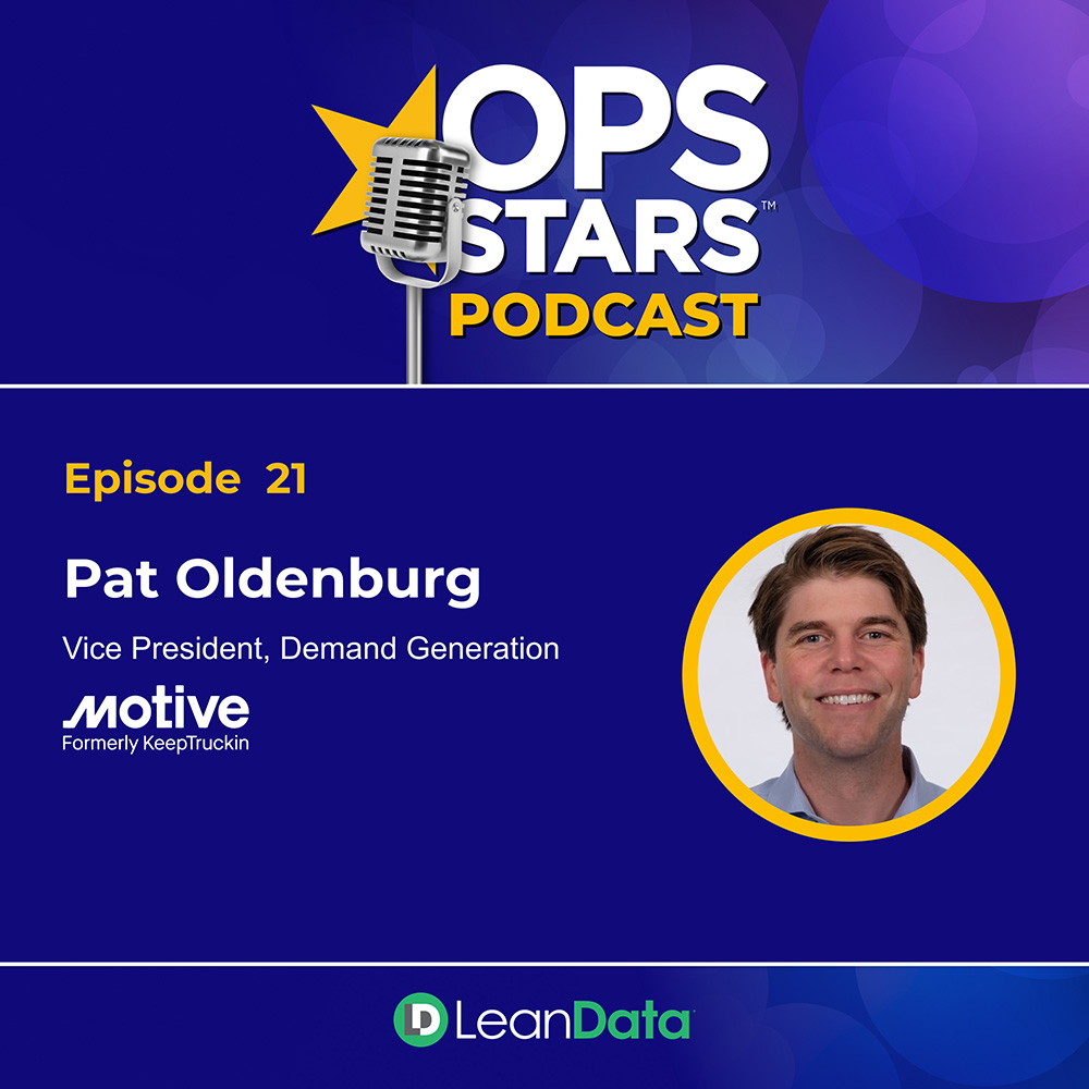 Pat Oldenburg, Vice President of Demand Generation at Motive